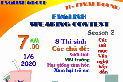 Chung kết cuộc thi Hùng biện tiếng Anh mùa thứ 2 – năm 2020
