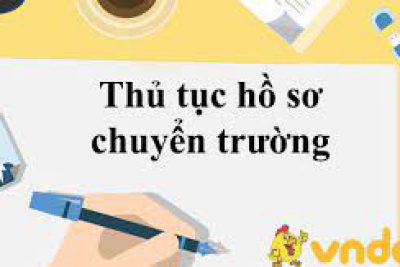 Hướng dẫn chuyển trường và tiếp nhận học sinh học tại các trường trung học