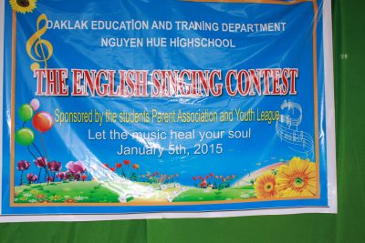 Kết quả sơ khảo cuộc thi “Hát các bài hát tiếng Anh” lần III – năm 2017