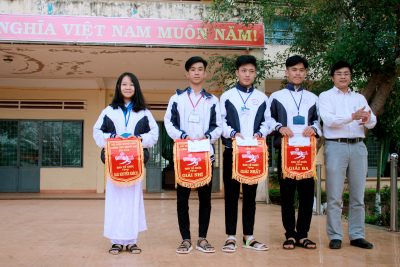 Giải bóng chuyền Nam HS chào mừng ngày 26-3-2018