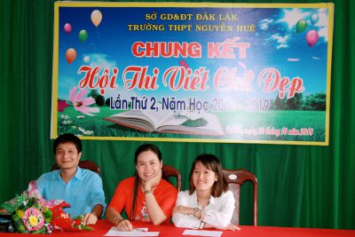 Chung kết cuộc thi “Viết chữ đẹp” chủ đề Tấm gương đạo đức Hồ Chí Minh và kết quả