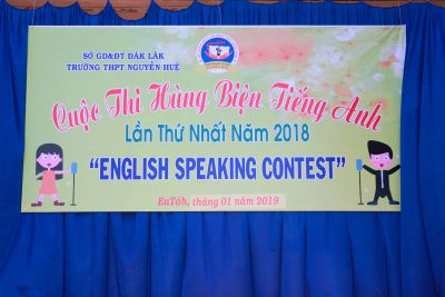 Chung kết cuộc thi “Hùng biện tiếng Anh” năm 2018 – 2019