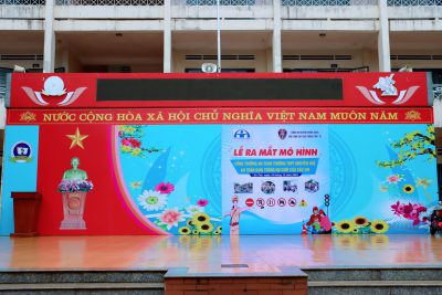 Lễ ra mắt mô hình “Cổng trường An toàn giao thông” tại xã Ea Tóh