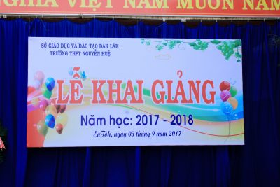 Ảnh lễ khai giảng năm học 2017 – 2018