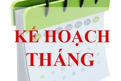 Kế hoạch công tác tháng 10 năm 2020
