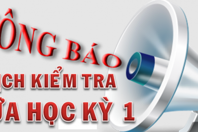 Kế hoạch kiểm tra giữa HKI năm học 2022-2023