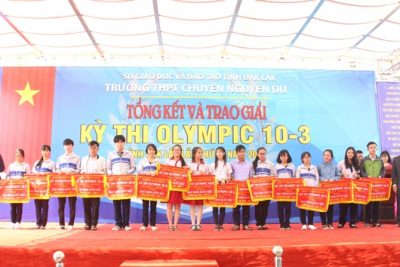 Kết quả kỳ thi HSG Olympic 10-3-2018