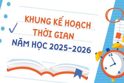 Khung thời gian năm học 2025-2026 của Sở GD-ĐT tỉnh Đắk Lắk